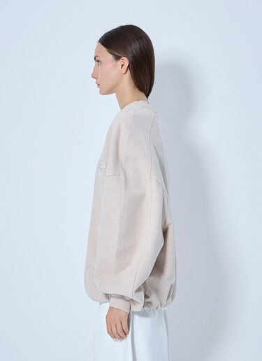 LN-CC® - Jacquemus: Le Ruban Sweatshirt - Beige Jacquemus Le Ruban Sweatshirt Beige jac0266024