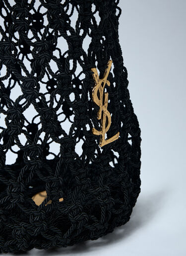 Saint Laurent Large Bo Hobo Passam Shoulder Bag Black sla0261119