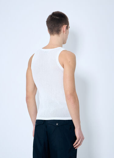 Dries Van Noten Merit Knit Tank Top White dvn0160019