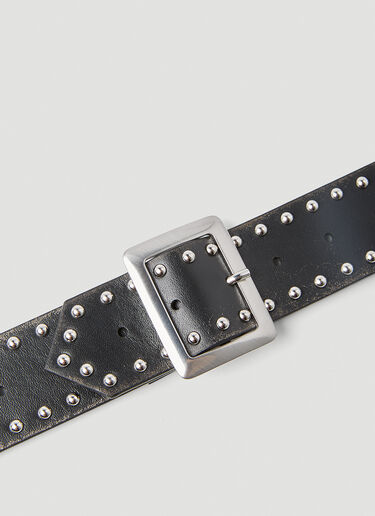 MM6 Maison Margiela Studded Belt Black mmm0250021