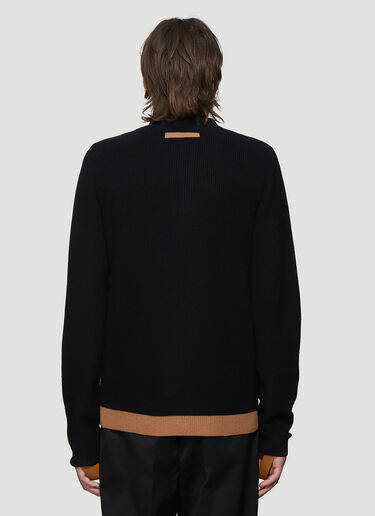 Helmut Lang Buttoned Sweater Black hlm0137007