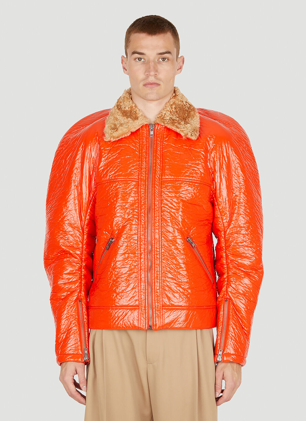 Vans windbreaker online mens Orange
