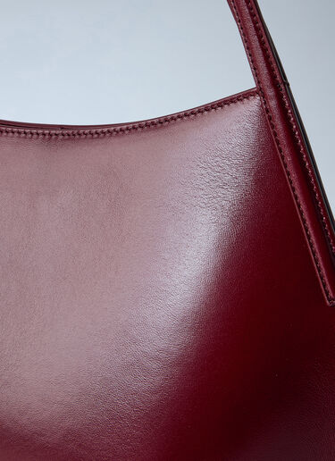 LN-CC® - Jil Sander: Kante Shoulder Bag - Red Jil Sander Kante Shoulder Bag Red jil0266012