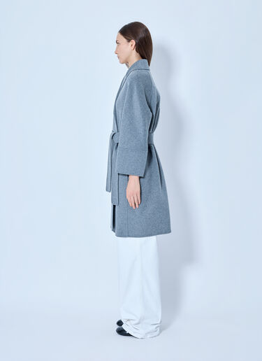 LN-CC® - Max Mara: Belted Wool-Blend Coat - Light Grey Max Mara Belted Wool-Blend Coat Light Grey max0265223