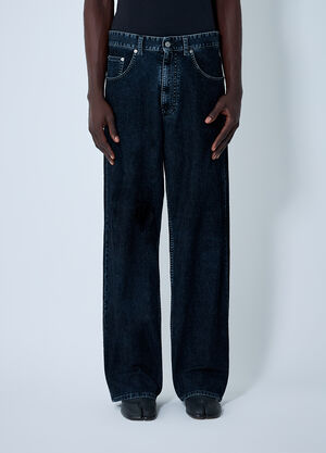 MM6 Maison Margiela Denim Five-Pocket Jeans Black mmm0162005