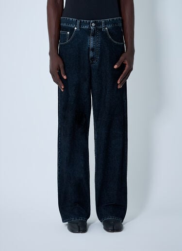 Denim Five-Pocket Jeans MM6 Maison Margiela Denim Five-Pocket Jeans Black mmm0162005
