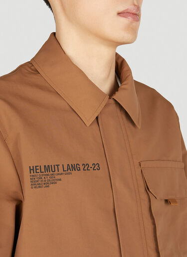 Helmut Lang Utility Logo Jacket Brown hlm0151003