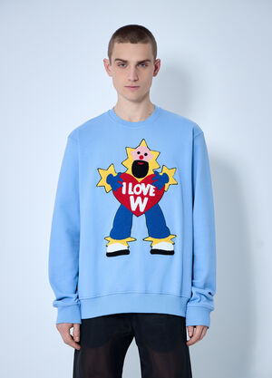 Walter Van Beirendonck x G-STAR Logo Motif Sweatshirt White wlt0160029