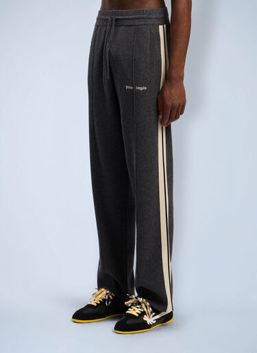 Classic Logo Knit Track Pants Palm Angels Classic Logo Knit Track Pants Grey pma0162059