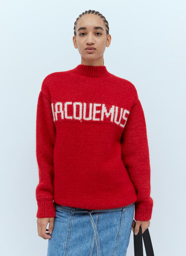Jacquemus La Maille Pavane Sweater Red jac0254121