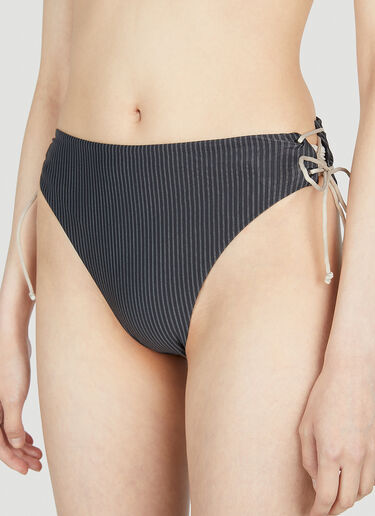 Ziah Goulue Tie Bikini Bottoms Grey zia0253003