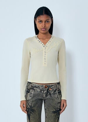 Miss Sixty x KNWLS Logo Patchwork T-Shirt Green msk0263016