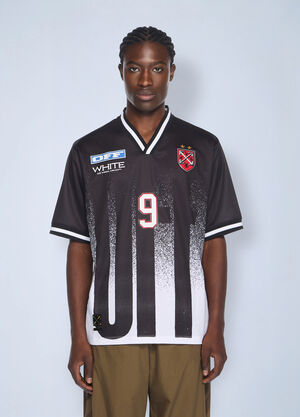 Off-White Big Off Gradient Soccer T-Shirt Black ofw0162039