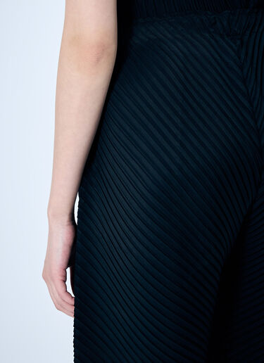 Issey Miyake Vigor Pleats Solid Pants Black ism0259002