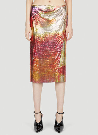Chainmail Skirt Rabanne Chainmail Skirt Orange pac0252021