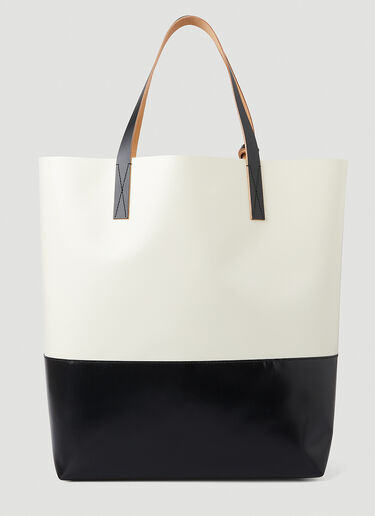 Marni Tribeca Shopping Bag White mni0148018