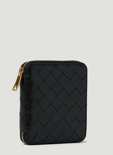 Bottega Veneta Intrecciato Zip Wallet Black bov0247131
