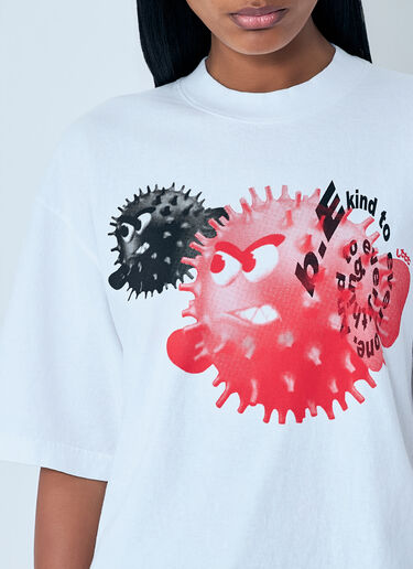 b.Eautiful x LTTT Puffy Fish T-Shirt White bea0363002