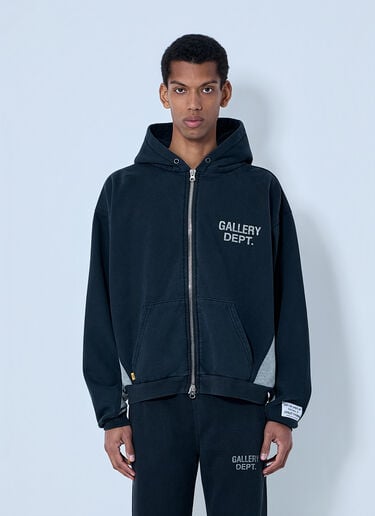 Gallery Dept. Zip-Up Logo Hoodie Black gdp0164013