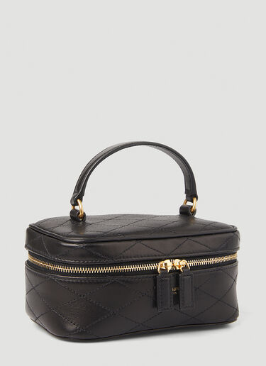 Saint Laurent Quilted Vanity Mini Shoulder Bag Black sla0247206