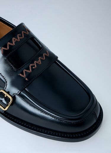 Marni Double Monk Strap Loafers Black mni0263017