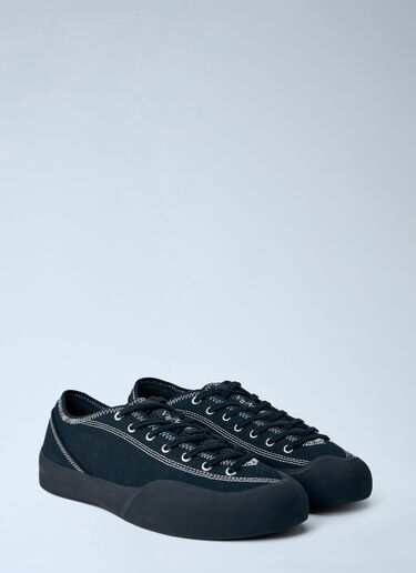 Village PM Canvas Low-Top Sneakers Black vpm0164006