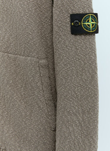 Stone Island 拉链针织开衫 灰色 sto0156107