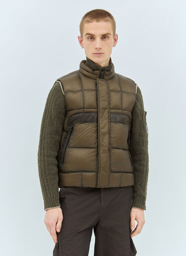 C.P. Company DD Shell Puffer Vest Green pco0158005