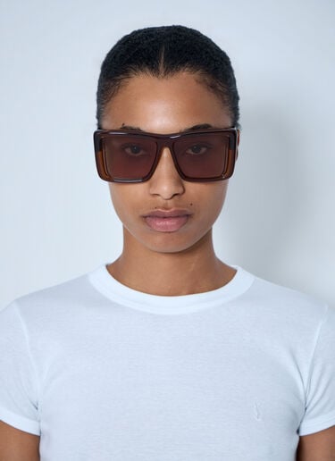 LN-CC® - Saint Laurent: SL 900 Howl Sunglasses - Brown Saint Laurent SL 900 Howl Sunglasses Brown sla0263108