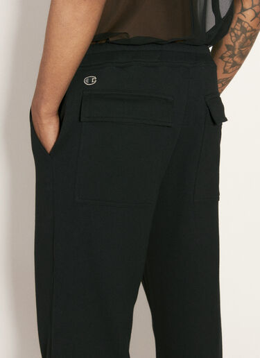 Rick Owens x Champion Dietrich Drawstring Track Pants Black roc0157006