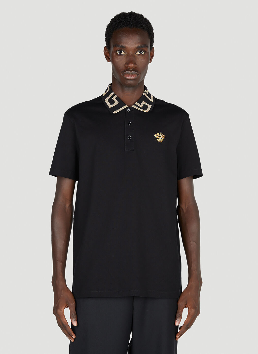 Versace polo top sales