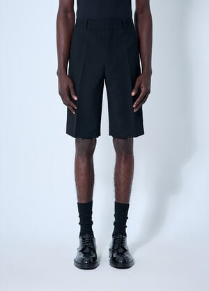 Jil Sander Wool Shorts Black jil0160004
