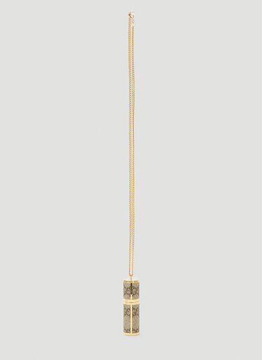 Gucci Perfume Refillable Atomiser Necklace Brown guc0241145