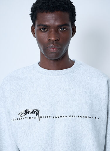Stüssy Smooth 80 Crew Sweatshirt Grey sts0160029