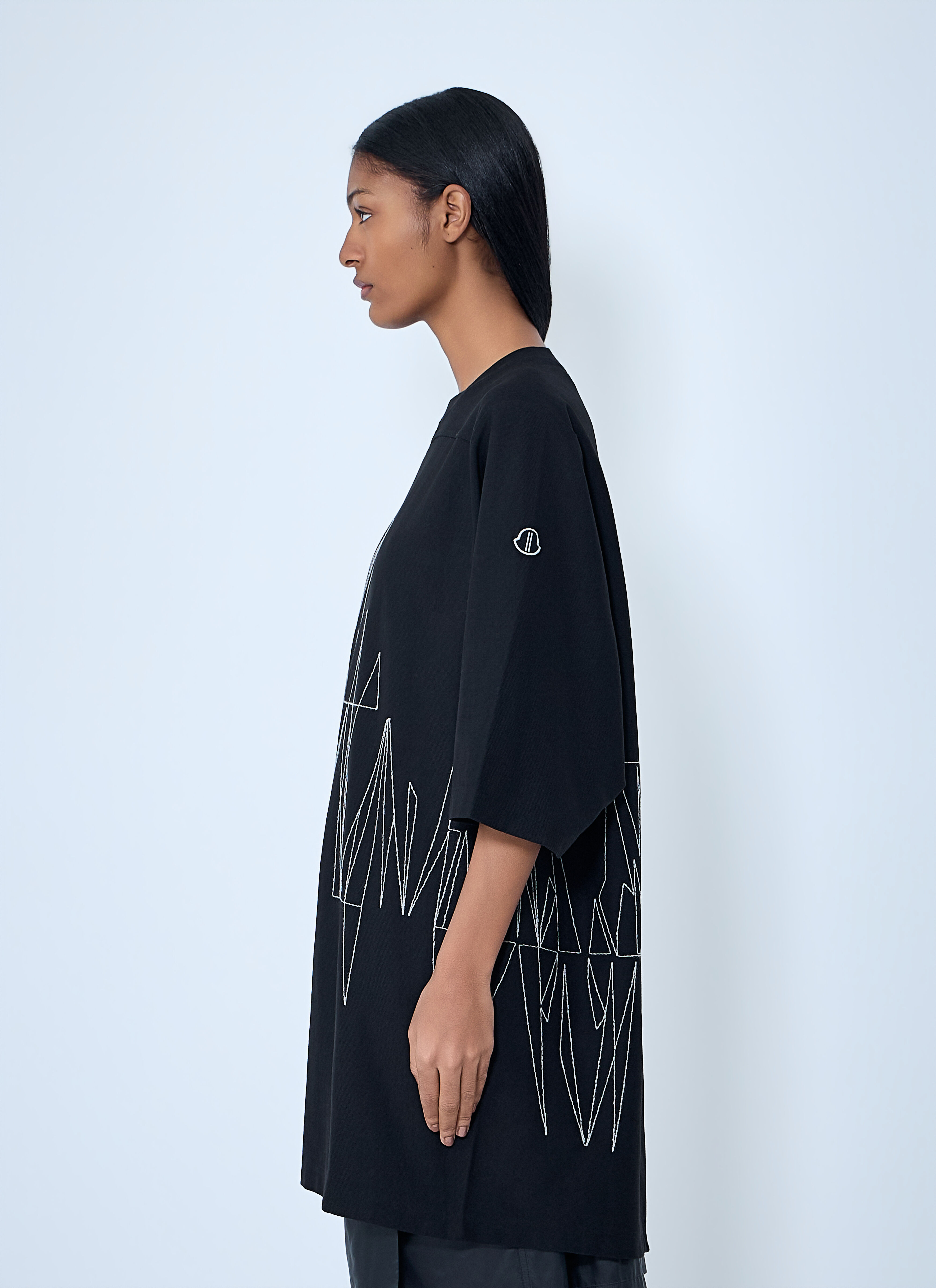 Moncler + Rick Owens Women's' Jumbo T-Shirt in Black | LN-CC®