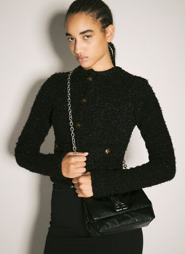 Balenciaga Monaco Mini Shoulder Bag Black bal0257065