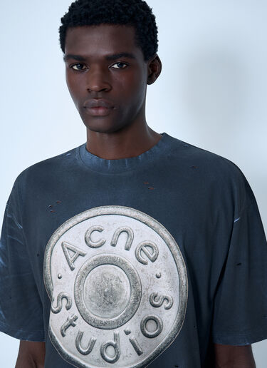 Acne Studios Logo Motif T-Shirt Black acn0162015