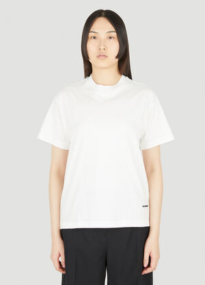 Jil Sander+ 3枚入り クラシックTシャツ ホワイト jsp0247014