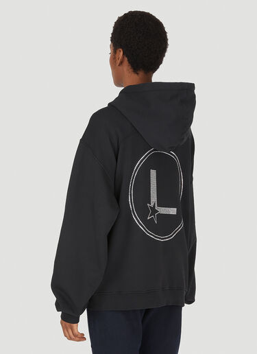 Lourdes Logo Hooded Sweatshirt Black lou0346003