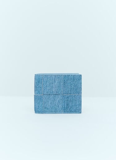 Bottega Veneta Cassette Bi-Fold Wallet Blue bov0156011