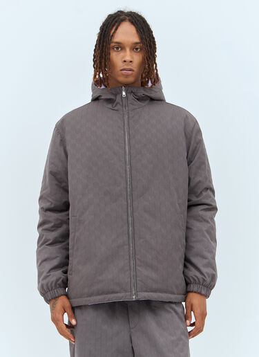 Gucci GG 双面尼龙夹克  灰色 guc0157028