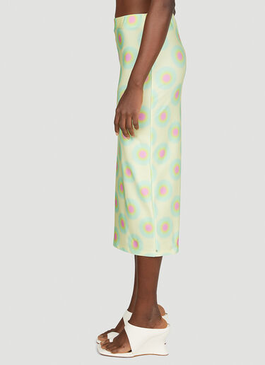 Sportmax Op Art Skirt Yellow spx0252021