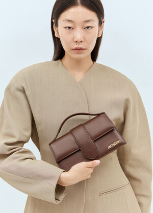 Jacquemus Le Grand Bambino Shoulder Bag Brown jac0258053