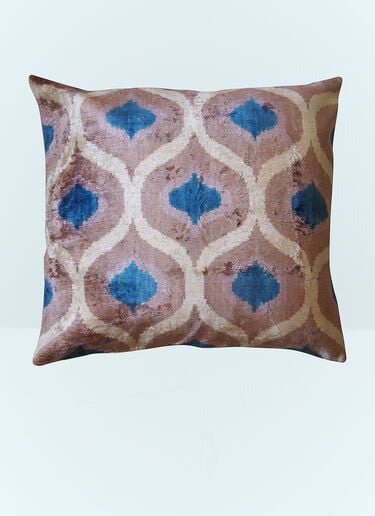 Les Ottomans Velvet Cushion Pink wps0691109
