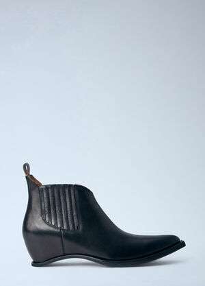 Maison Margiela Heel-Less Western Chelsea Boots  Black mla0164110