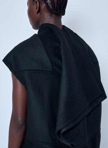 LN-CC® - Rick Owens: Pelican Tunic Top - Black Rick Owens Pelican Tunic Top Black ric0265012