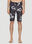 Alexander McQueen Graphic Print Swim Bermudas 옐로우 amq0150033