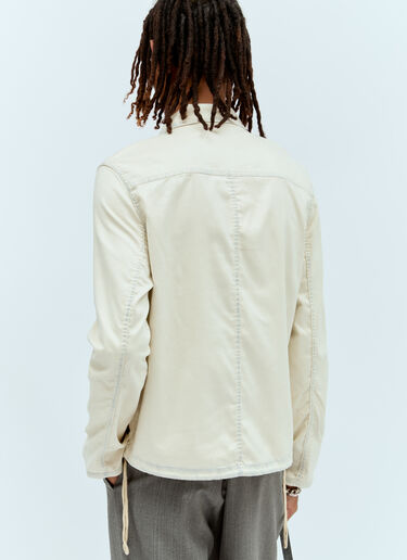 Acne Studios Felted Zipper Jacket Beige acn0156001