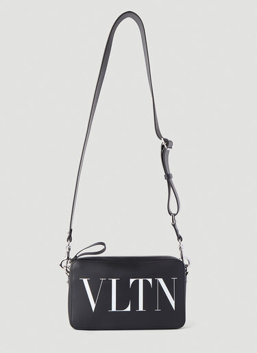 Valentino VLTN Leather Crossbody Bag Black val0145046