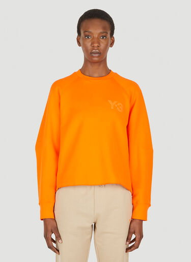 Y-3 Logo Sweatshirt Orange yyy0249016